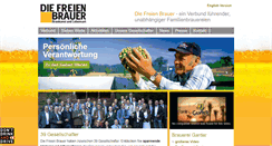 Desktop Screenshot of die-freien-brauer.com
